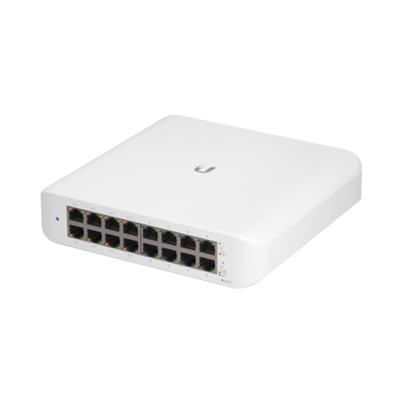 Switch UniFi Lite Administrable PoE de 16 Puertos 10-100-100