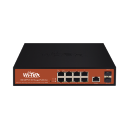 Switch Administrable de 8 puertos Gigabit Ethernet con PoE 8