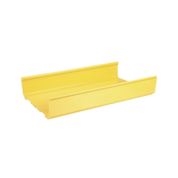 Canaleta FiberRunner™ 12X4, de PVC Rígido, Color Amarillo, 1