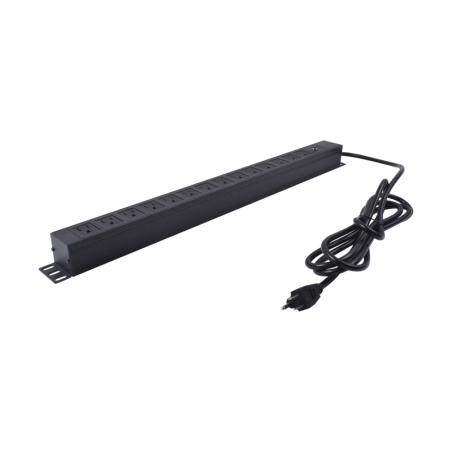 PDU Barra Multicontactos Vertical con 14 Salidas 125V-15A, C