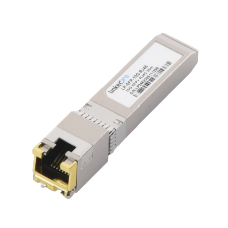 Transceptor Óptico SFP+ a RJ45 -10 Gbps - Conector RJ45 - 10