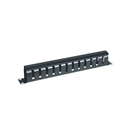 Organizador de Cables Horizontal de 1U para Rack de 19in con