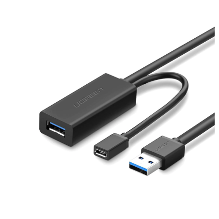 Cable de Extensión Activo USB 30 con puerto de alimentación