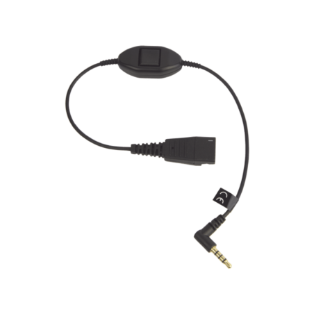 Jabra Cord QD a conector de 35 mm con Push-to-Talk para telé