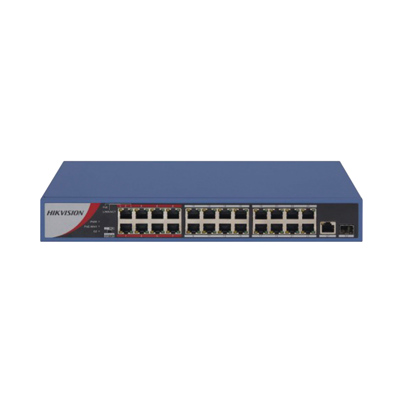 Switch PoE+ - No Administrable - 24 Puertos 10-100 Mbps PoE+