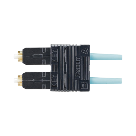 Conector de Fibra Óptica SC Duplex OptiCam, Multimodo 50-125