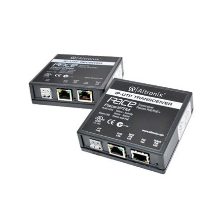 Kit extensor IP y PoE por cable UTP CAT5E hasta 500 mts @ 10