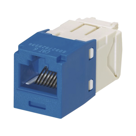 Conector Jack RJ45 Estilo TG, Mini-Com, Categoría 6, de 8 po