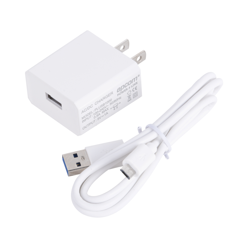 Cargador Micro-USB Profesional de 1 Puerto - 5 VCC - 1 Amper