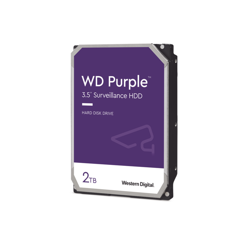 Disco Duro PURPLE de 2TB - 3 AÑOS DE GARANTÍA - Para Videovi