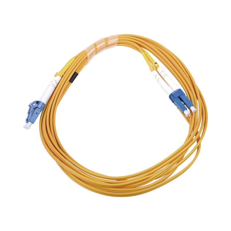 Jumper de Fibra Óptica Monomodo 9-125 LC-UPC-LC-UPC, PVC, 20