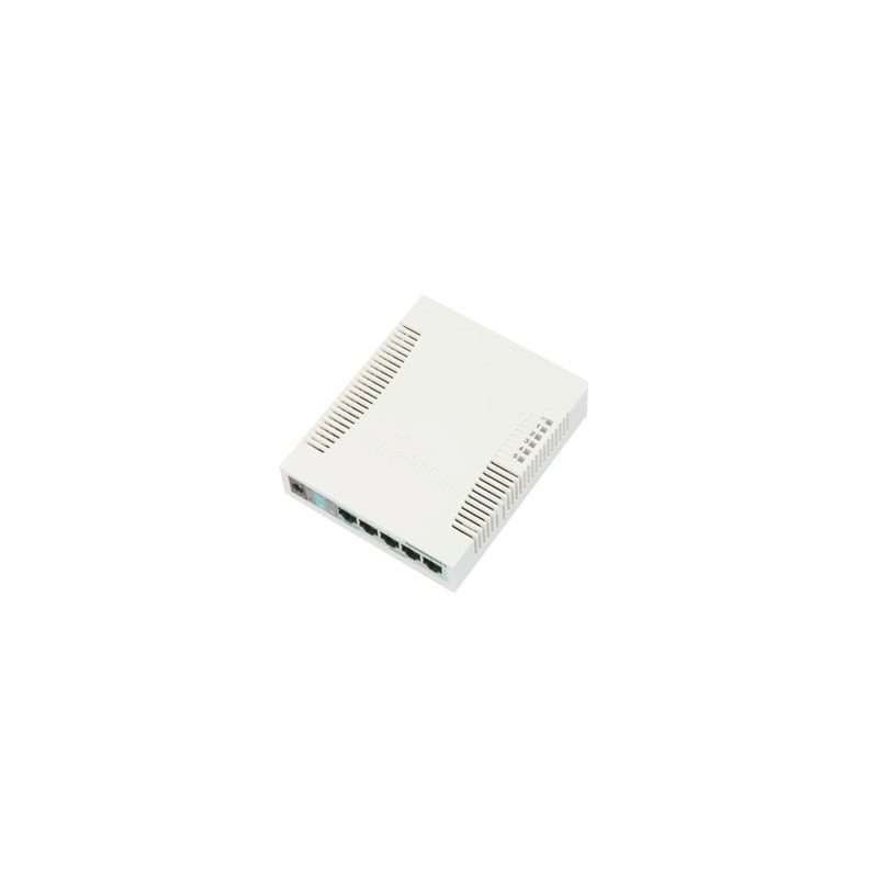 Switch Mikrotik 5 puertos Gigabit Ethernet y 1 SFP