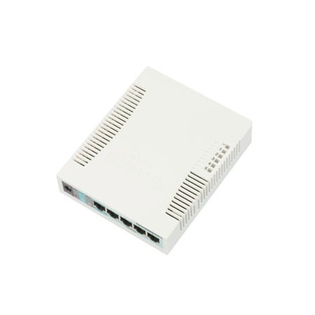 Switch Mikrotik 5 puertos Gigabit Ethernet y 1 SFP