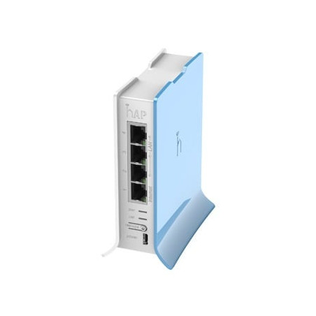 [hAP lite TC] 4 Puertos Fast Ethernet, Wi-Fi 24 GHz 80211 b-