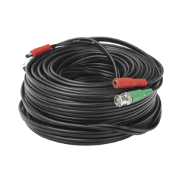 Cable coaxial  BNC RG59  + Alimentación - SIAMÉS - 30 Metros