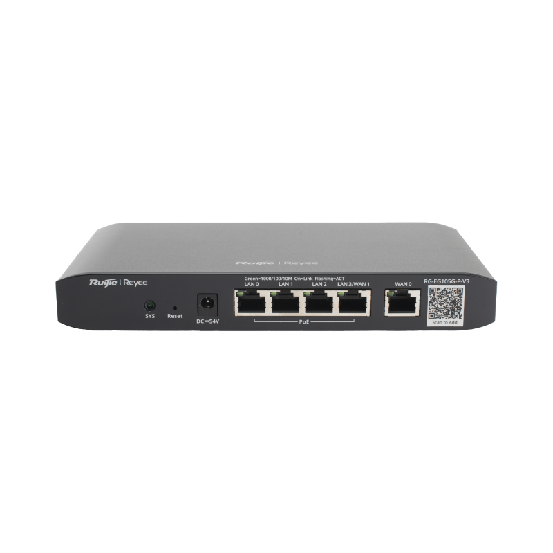 Router Balanceador con Función SD-WAN, POE+ hasta 54w, 3 pue