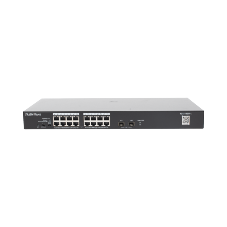 Switch PoE+ No Administrable con 18Puertos Gigabit y 2 Uplin