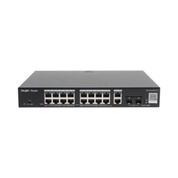 Switch L2 Administrable PoE con 16 puertos Gigabit PoE 8023a