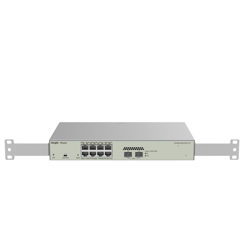 Switch Administrable PoE Capa 2 con 8 puertos Gigabit PoE 80