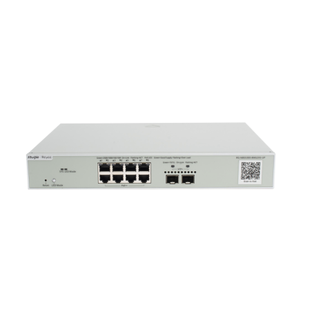 Switch Multi-Gigabit PoE++ 370W 8023bt Capa 3 Administrable