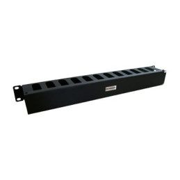 Organizador de cables horizontal de 19in, 1UR