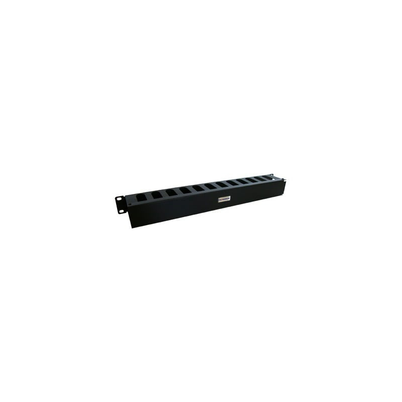 Organizador de cables horizontal de 19in, 1UR