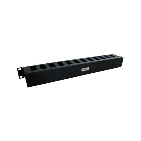 Organizador de cables horizontal de 19in, 1UR