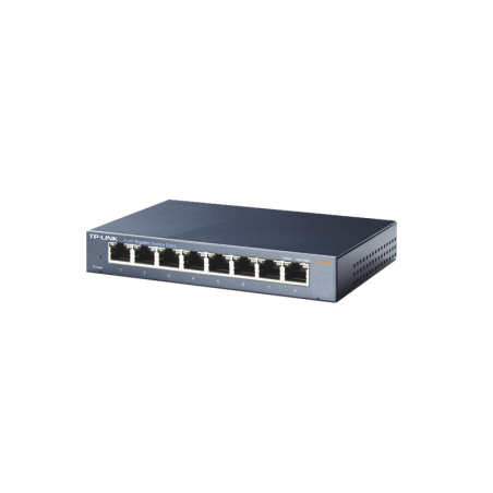 Switch Gigabit no administrable de 8 puertos 10-100-1000 Mbp