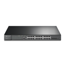 Switch L2+ Omada PoE+ - 24 Puertos PoE+ 10-100-1000 Mbps - 4