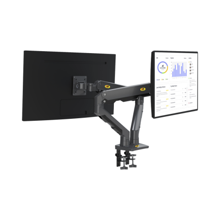 Montaje de Escritorio articulado para 2 monitores de 27-34"