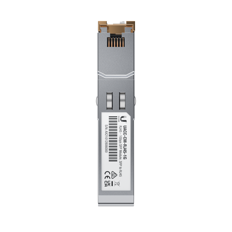 UFiber Módulo de fibra SFP convertidor a cobre RJ45 10-100-1