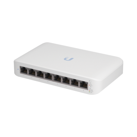 Switch UniFi Lite Administrable PoE de 8 Puertos 10-100-1000