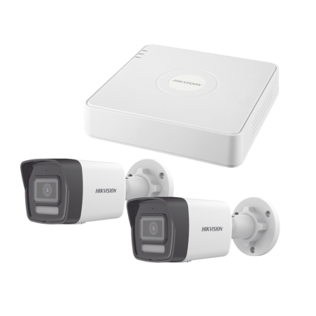 Kit IP 1080p 2 Megapixel - NVR de 4 Canales con 4 Puertos Po