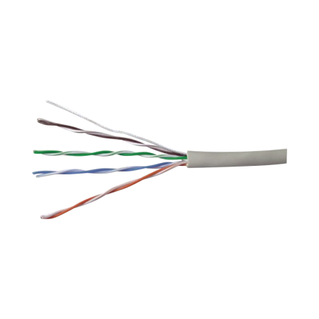 Bobina de Cable UTP 305 m de Cobre, PanNet, Gris, Categoría