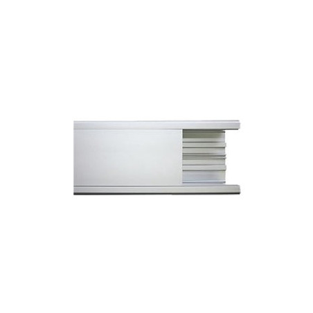 Canaleta de aluminio, 99 x 72 mm, tramo de 3m. [8101-80300]