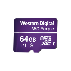 Memoria microSD de 64GB PURPLE, Especializada Para Videovigi