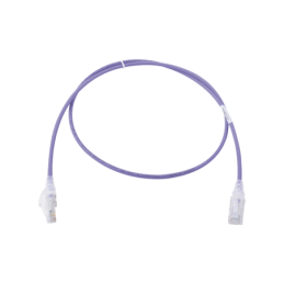 Patch Cord MC6 Modular Cat6 UTP, CM-LS0H, 3ft, Color Violeta