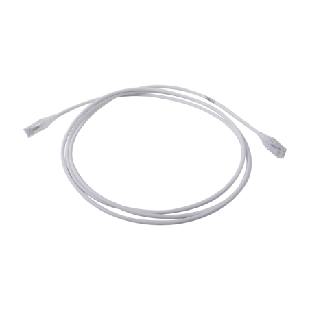 Patch Cord MC6 Modular Cat6 UTP, CM-LS0H, 7ft, Color Blanco,