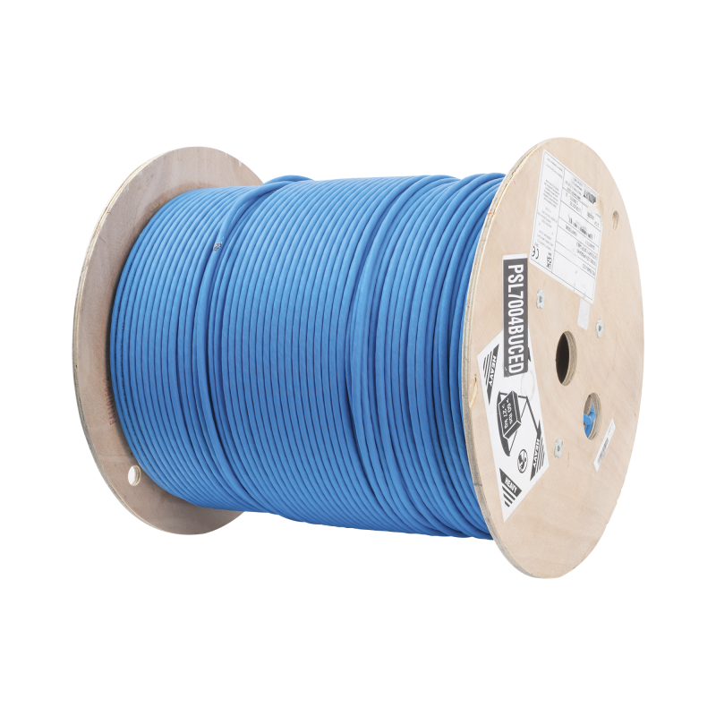 Bobina de Cable Blindado S-FTP de 4 pares, Cat7, Inmune a Ru