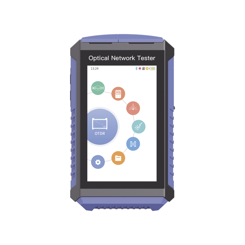 Mini OTDR Touch para pruebas en enlaces fibra Óptica Activos