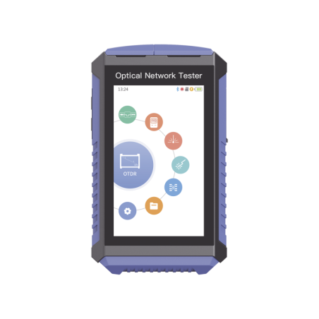 Mini OTDR Touch para pruebas en enlaces fibra Óptica Activos