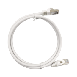 Patch Cord Cat6A 10G blindado 3.0M [ 9.84 ft ] BLANCO