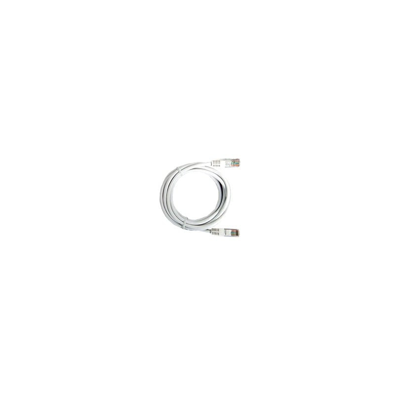 Cable de parcheo UTP Cat5e - 0.5 m - blanco