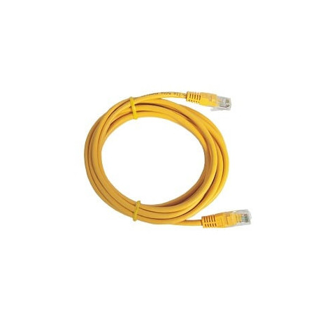 Cable de parcheo UTP Cat5e - 0.5 m - amarillo