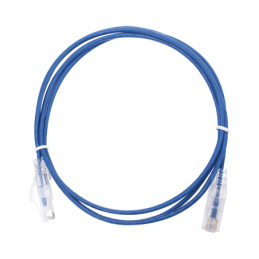 Cable de Parcheo Slim UTP Cat6 - 1.5 m Azul Diámetro Reducid